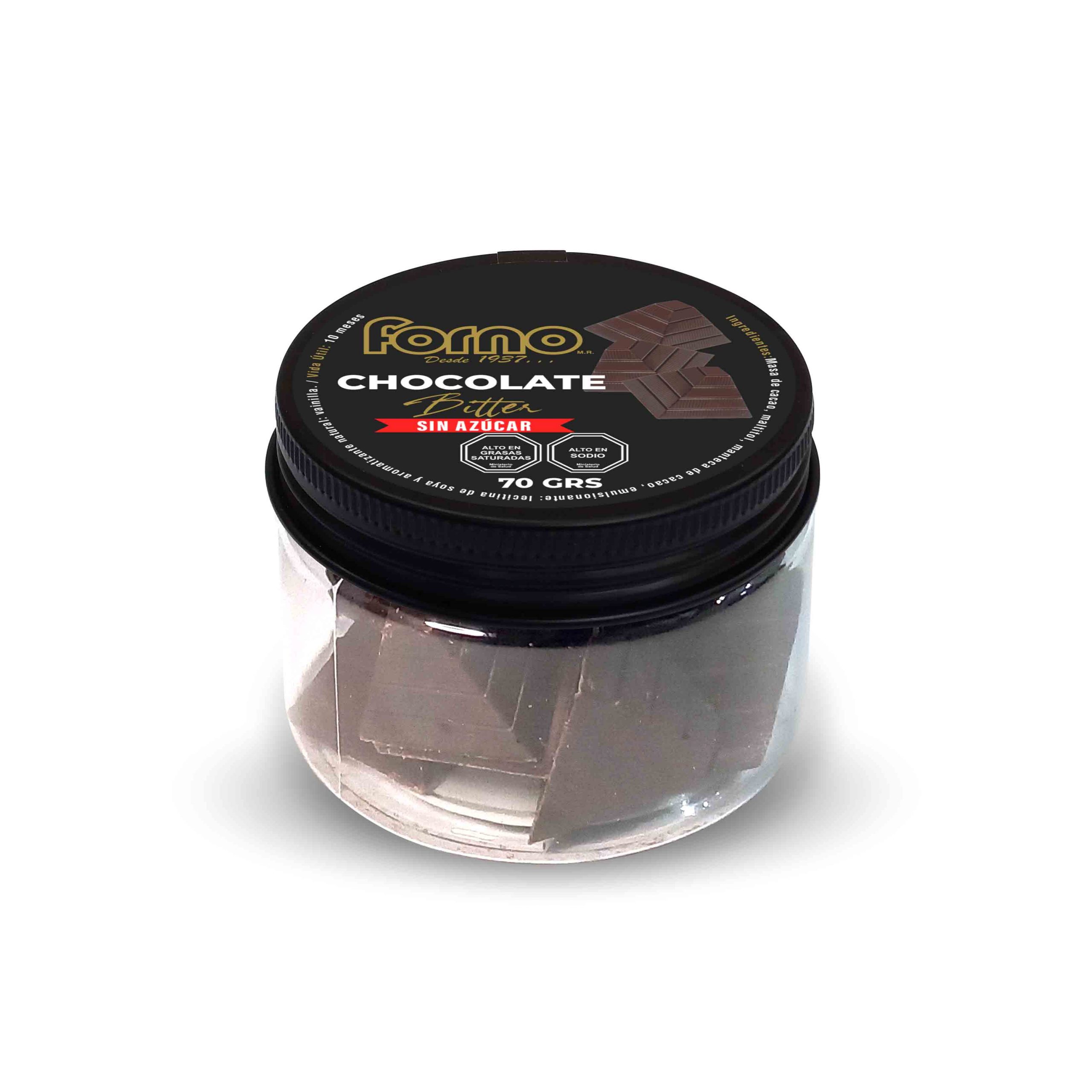 Chocalate Bitter Sin Azucar 2