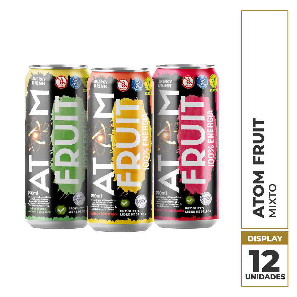 Bebidas Atom Fruit MIX