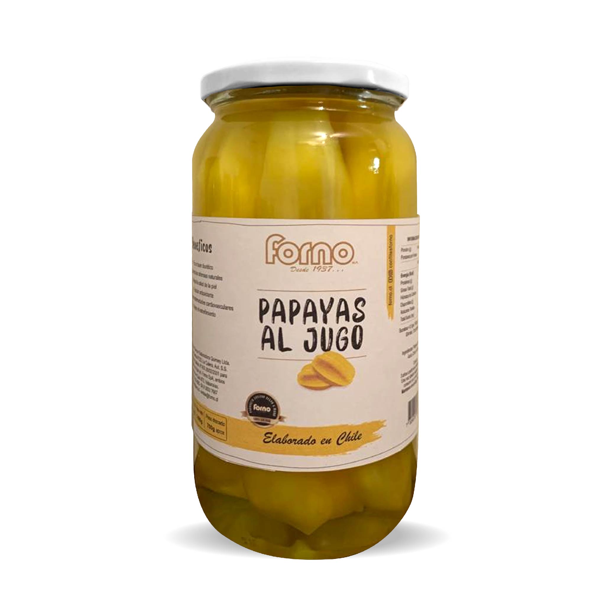 Papayas al Jugo