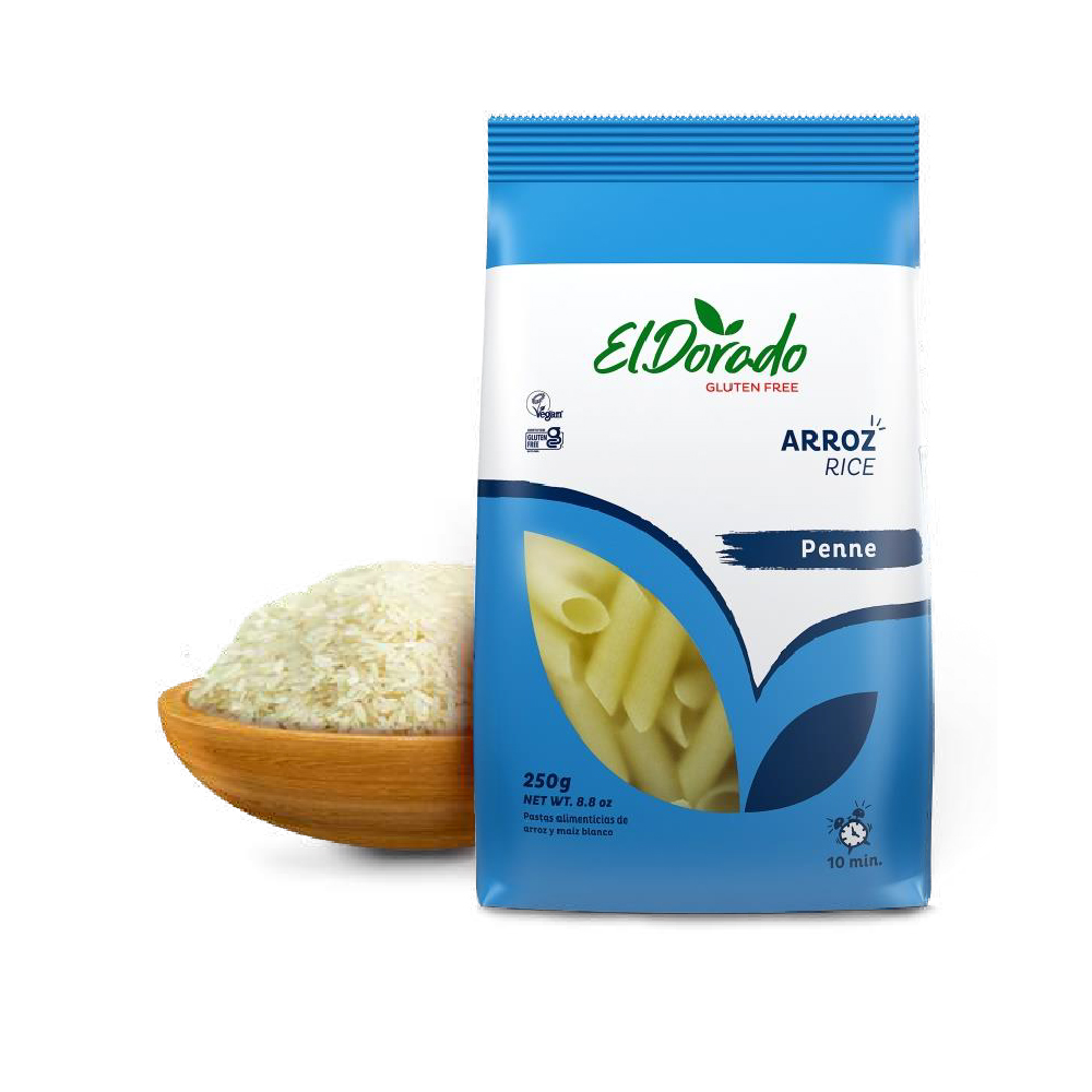 Pasta de Arroz Penne 250 g – El Dorado (2)