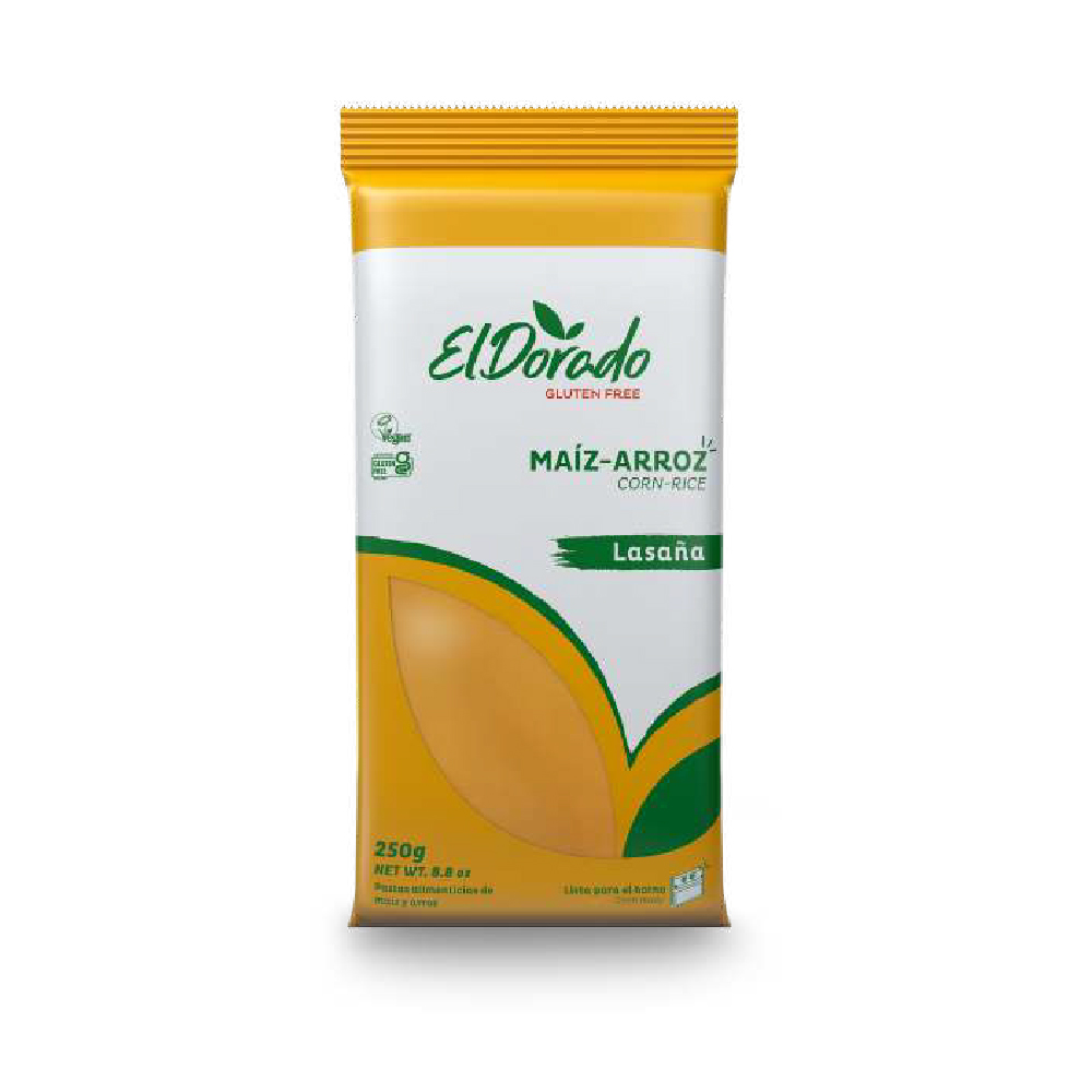 Pasta de Maíz y Arroz Lasagña 250 g – El Dorado (2)